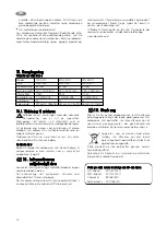 Preview for 72 page of Dometic WA3200 Operating Instructions Manual