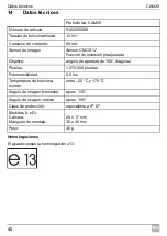 Preview for 41 page of Dometic Waeco PerfectView CAM29 Installation And Operating Manual