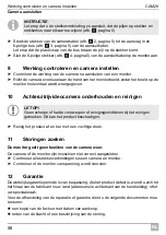 Preview for 57 page of Dometic Waeco PerfectView CAM29 Installation And Operating Manual