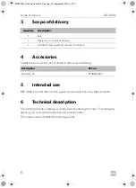 Preview for 6 page of Dometic XSAFE MDT400X Installation And Operating Manual