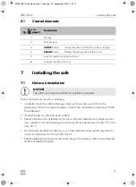 Preview for 7 page of Dometic XSAFE MDT400X Installation And Operating Manual