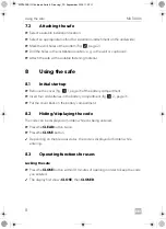 Preview for 8 page of Dometic XSAFE MDT400X Installation And Operating Manual