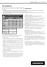 Preview for 23 page of Dominator Select DSO-1 Instruction Manual