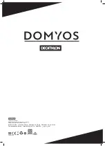 Preview for 20 page of Domyos 8358830 Manual