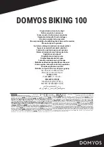 Preview for 16 page of Domyos BIKING100 Usage Notice