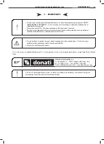 Preview for 62 page of Donati GBA Series Instructions Manual