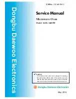 Preview for 1 page of DONGBU DAEWOO ELECTRONICS KOR-164H0W Service Manual