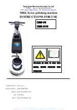 Dongguan Merrock Industry MRK-175 Instructions For Use Manual preview