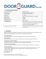 Preview for 3 page of Door Guard Pty Ltd TS-LT-BLK-05 User Manual