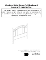 Preview for 10 page of Dorel Living 0-65857-18762-5 Assembly Instruction Manual