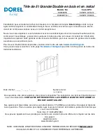 Preview for 21 page of Dorel Living 0-65857-18762-5 Assembly Instruction Manual