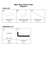 Preview for 3 page of Dorel Living 0-65857-18898-1 Instruction Booklet