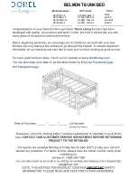 Preview for 1 page of Dorel Living BELMONT DA1026B-18 Instruction Booklet