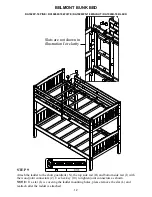 Preview for 14 page of Dorel Living BELMONT DA1026B-18 Instruction Booklet