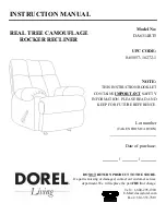 Dorel Living DA6314RT5 Instruction Manual preview