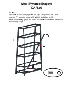 Preview for 17 page of Dorel Living DA7836 Assembly Instructions Manual