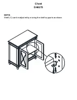 Preview for 4 page of Dorel Living DA8273 Assembly Manual