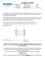 Dorel Living DL7564 Manual preview