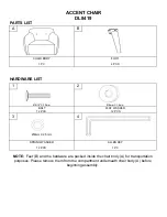 Preview for 3 page of Dorel Living DL8419 Manual