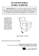 Preview for 16 page of Dorel Living DL8600 Manual