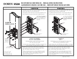 Dorex 9500TE70IC Installation Instructions preview