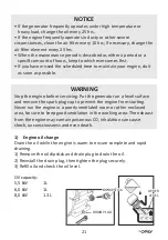 Preview for 21 page of D'Orly DO5500E Owner'S Manual