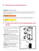 Preview for 4 page of Dormakaba 630 Series Installation Instructions Manual