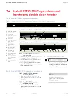 Preview for 50 page of Dormakaba ED50 OHC Installation Instructions Manual