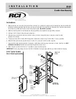 Preview for 2 page of Dormakaba RCI 0162 Installation