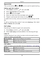 Preview for 32 page of Doro PhoneEasy 409gsm Manual