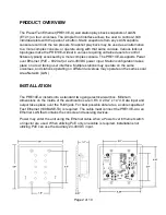 Preview for 2 page of Doug Fleenor Design PRE10E-A Owner'S Manual