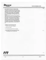 Preview for 10 page of Dovre F750 Installation And Operating Instructions Manual