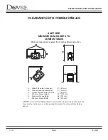 Preview for 8 page of Dovre SAPPHIRE DV425TR Owner'S Manual And Installation Instructions