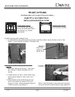 Preview for 9 page of Dovre SAPPHIRE DV425TR Owner'S Manual And Installation Instructions