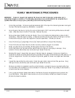 Preview for 52 page of Dovre SAPPHIRE DV425TR Owner'S Manual And Installation Instructions