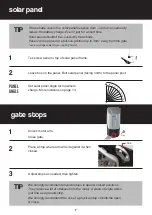 Preview for 7 page of Downee Sprint Gate Solar Series Install Manual