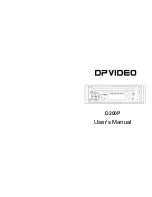 DP VIDEO D200P User Manual preview