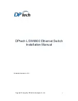 Preview for 1 page of DPtech LSW6600-48XGS4QXP Installation Manual