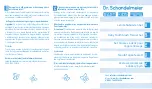 Preview for 2 page of Dr. Schandelmeier Baby Toothbrush Trainer Set Manual