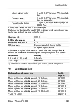 Preview for 241 page of Dräger Alcotest 7000 Instructions For Use Manual