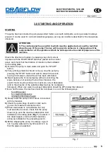 Preview for 9 page of DRAGFLOW EL 1204 A Instruction Handbook Manual