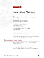 Preview for 57 page of Dragon Systems DRAGON NATURALLYSPEAKING PROFESSIONAL 4 Manual