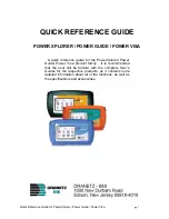 Preview for 1 page of Dranetz-BMI Power Guide 4400 Quick Reference Manual