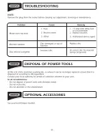 Preview for 9 page of Draper 80271 Instructions Manual