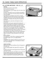 Preview for 21 page of Draper BTS254 Instructions Manual