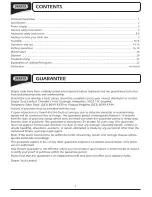 Preview for 2 page of Draper CTS315 Instructions For Use Manual