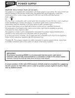 Preview for 4 page of Draper CTS315 Instructions For Use Manual