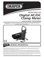 Draper DCM1B Instructions For Use Manual preview