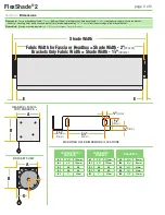 Preview for 8 page of Draper FLEXSHADE 2 Installation & Operation Instructions