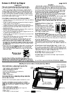 Preview for 2 page of Draper SLX Installation & Operating Instructions Manual